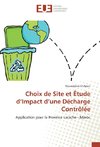 Choix de Site et Étude d'Impact d'une Décharge Contrôlée