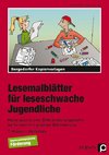 Lesemalblätter für leseschwache Jugendliche