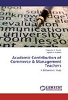 Academic Contribution of Commerce & Management Teachers