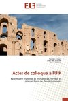 Actes de colloque à l'UIK