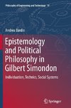 Epistemology and Political Philosophy in Gilbert Simondon