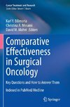 Comparative Effectiveness in Surgical Oncology