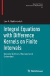 Integral Equations with Difference Kernels on Finite Intervals