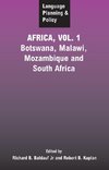 Language Planning and Policy in Africa, Vol 1