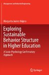 Exploring Sustainable Behavior Structure in Higher Education