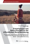 Erwartungen von Ratsuchenden in der öffentlichen Berufsberatung