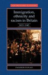 Immigration, ethnicity and racism in Britain  1815-1945