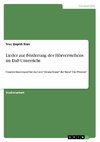 Lieder zur Förderung des Hörverstehens im DaF-Unterricht