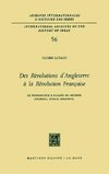 Des révolutions d'Angleterre à la Révolution française