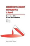 Laboratory Techniques in Thrombosis - a Manual