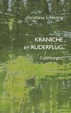 Kraniche im Ruderflug