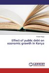 Effect of public debt on economic growth in Kenya