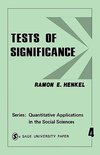 Henkel, R: Tests of Significance