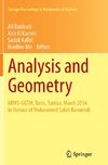 Analysis and Geometry