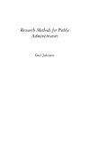 Research Methods for Public Administrators