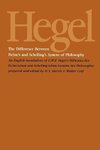 Hegel, G: Difference Between Fichte's and Schelling's System