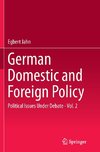 German Domestic and Foreign Policy