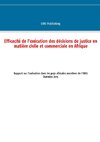 Efficacité de l'exécution des décisions de justice en matière civile et commerciale en Afrique