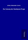 Zur Lösung der Kambyses-Frage