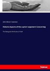 Historic Aspects of the a priori argument Concerning