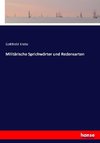 Militärische Sprichwörter und Redensarten