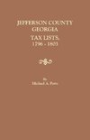 Jefferson County, Georgia, Tax Lists, 1796-1803