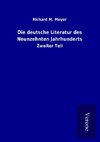 Die deutsche Literatur des Neunzehnten Jahrhunderts