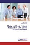 Study on Micro-Finance Product of MFIs Under Lucknow Province