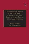 Fundamental Legal Conceptions As Applied in Judicial Reasoning by Wesley Newcomb Hohfeld