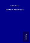 Goethe als Naturforscher