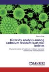 Diversity analysis among cadmium resistant bacterial isolates