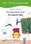 Pias besonderes Talent. Kinderbuch Deutsch-Englisch mit Leserätsel