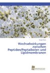 Wechselwirkungen zwischen Peptiden/Peptaibolen und Lipidmembranen