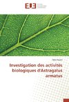 Investigation des activités biologiques d'Astragalus armatus