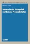 Steuern in der Preispolitik und bei der Preiskalkulation