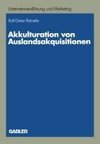 Akkulturation von Auslandsakquisitionen