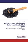 Effect of seed priming and foliar nutrition in Black gram