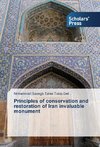 Principles of conservation and restoration of Iran invaluable monument