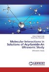 Molecular Interactions in Solutions of Acyrlamide-An Ultrasonic Study