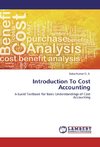 Introduction To Cost Accounting