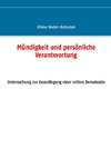 Mündigkeit und persönliche Verantwortung