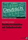 Rechtschreibblätter mit Selbstkontrolle. 6. Schuljahr