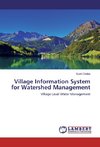 Village Information System for Watershed Management