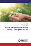 Needs of residential home elderly; their perspective