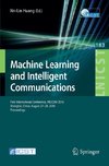 Machine Learning and Intelligent Communications