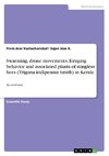 Swarming, drone movements, foraging behavior and associated plants of stingless bees (Trigona iridipennis Smith) in Kerala