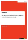 Drei Welten der Bildungspolitik? Bildung in der Wohlfahrtsforschung