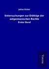 Untersuchungen zur Erbfolge der ostgermanischen Rechte