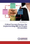 Critical Success Factors for Implementing BSC in Private Universities