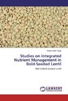 Studies on Integrated Nutrient Management in Bold-Seeded Lentil